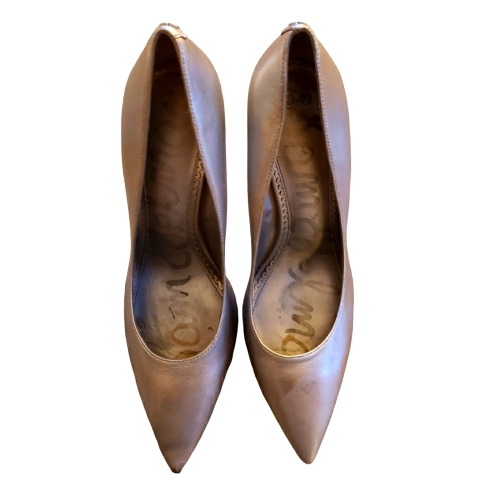 Sam Edelman Gold Heels - Picture 2 of 4